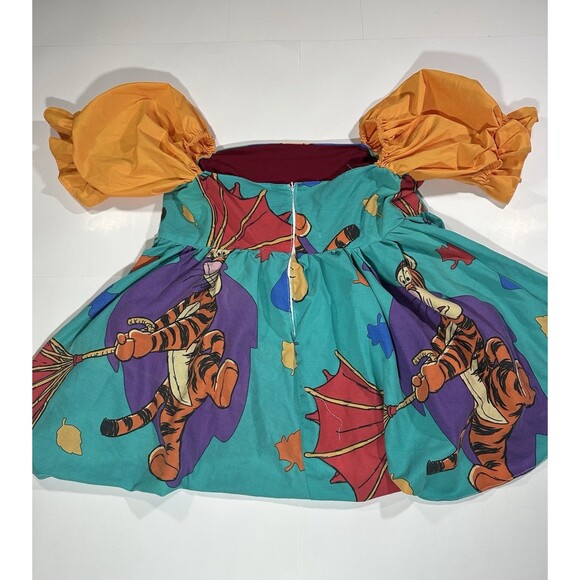 VTG 90s Disney Winnie Pooh Bed Sheets Colorful Dress Puff Sleeve Womens XXL READ - Picture 14 of 16